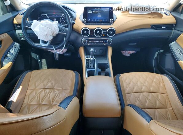 3N1AB8CV2MY312274 2021 NISSAN SENTRA Gray ხელსაწყოთა პანელის ხედი