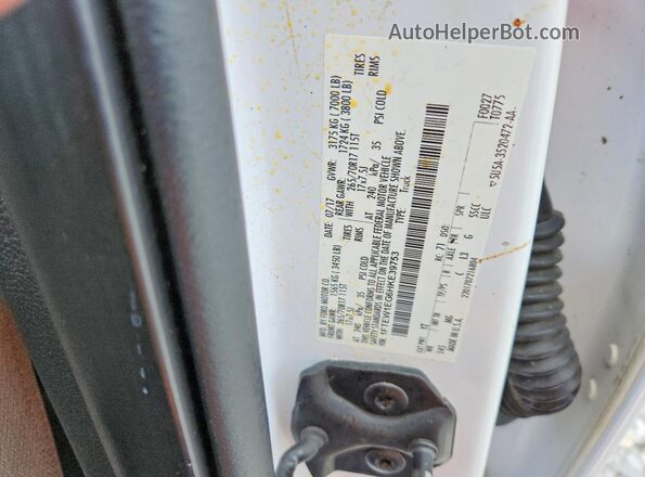 1FTEW1EG6HKE39753 2017 FORD F150 White VIN კოდის სტიკერის ხედი