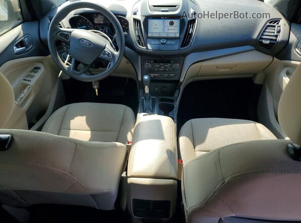 1FMCU9GD3HUC19937 2017 FORD ESCAPE Beige Vista del cuadro de instrumentos