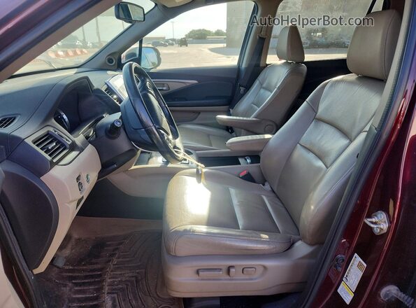 5FNYF5H73GB022327 2016 HONDA PILOT Brown Vista del salpicadero