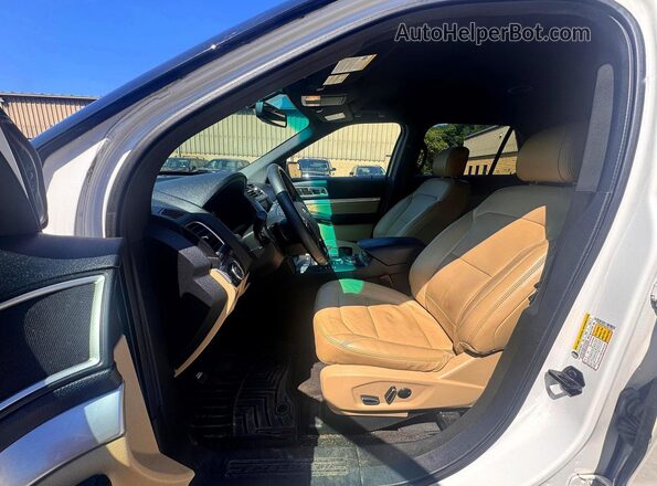 1FM5K8D84GGA87249 2016 FORD EXPLORER Белый Вид спереди