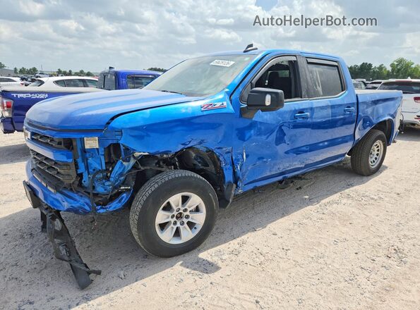 3GCUDEED5NG537982 2022 CHEVROLET SILVERADO Blue უკანა მარცხენა