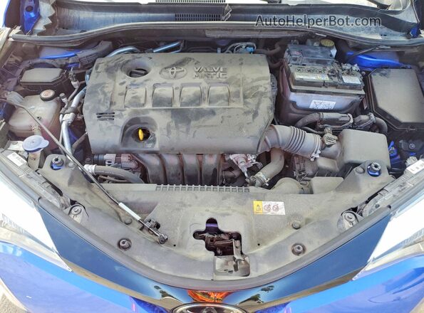 NMTKHMBX0NR142189 2022 TOYOTA C-HR Blue Вид підкапотного простору