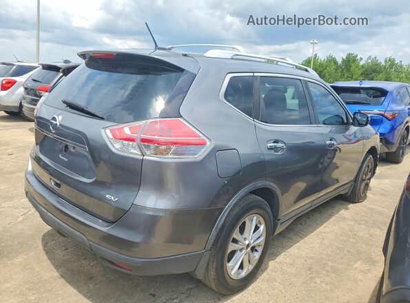 KNMAT2MT7GP725138 2016 NISSAN ROGUE Black წინა მარჯვენა