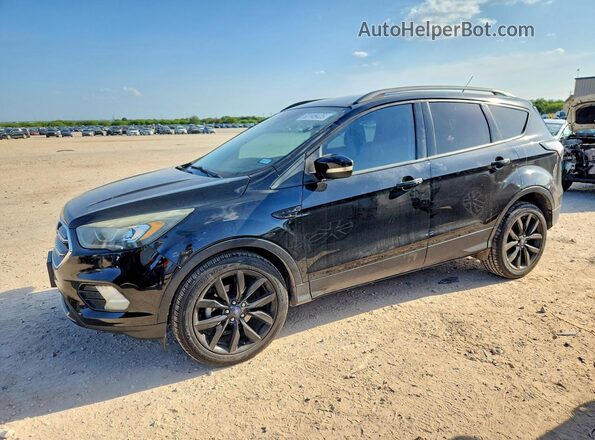 1FMCU0JD4HUB79226 2017 FORD ESCAPE Black Trasero izquierdo