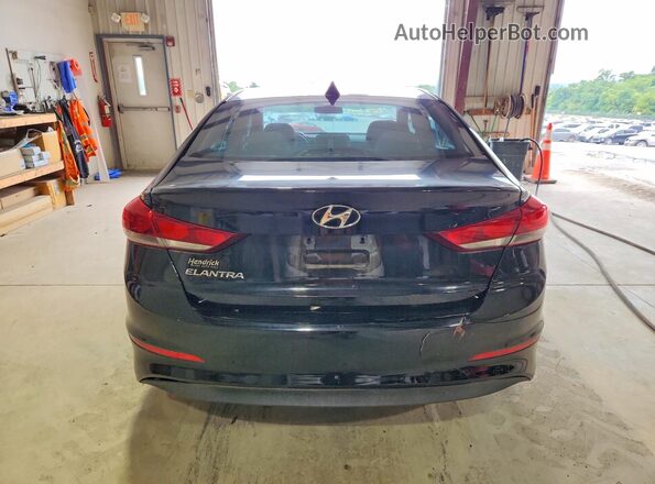 5NPD84LF8HH125019 2017 HYUNDAI ELANTRA Black Front interior view