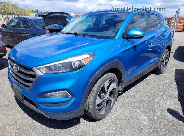 KM8J3CA2XGU213534 2016 HYUNDAI TUCSON Blue Հետևի աջ