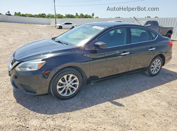 3N1AB7AP1JY289564 2018 NISSAN SENTRA Black Tył lewy