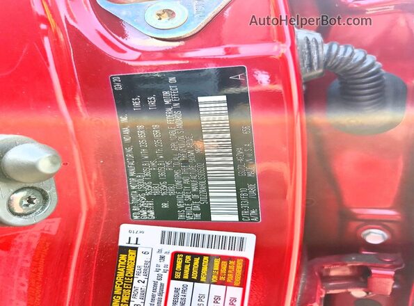 5TDZZRAH0LS506502 2020 TOYOTA HIGHLANDER Red 360 interior view