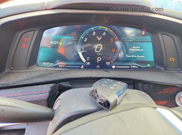 1G1YA2D45N5120615 2022 CHEVROLET CORVETTE Белый Вид задних сидений