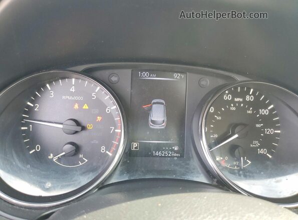 JN1BJ1CP2JW182161 2018 NISSAN ROGUE Gray Հետևի նստատեղերի տեսք