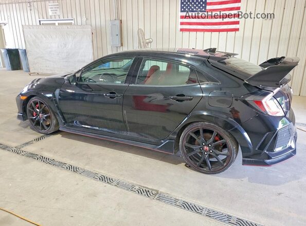 SHHFK8G74JU202363 2018 HONDA CIVIC Black Tył prawy