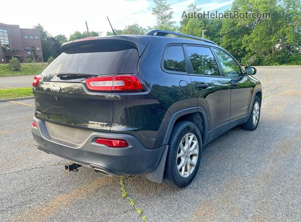 1C4PJMAS2GW220671 2016 JEEP CHEROKEE Черный Вид спереди