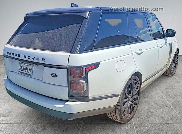 SALGR2RV5JA501596 2018 LAND ROVER RANGE Белый Вид спереди