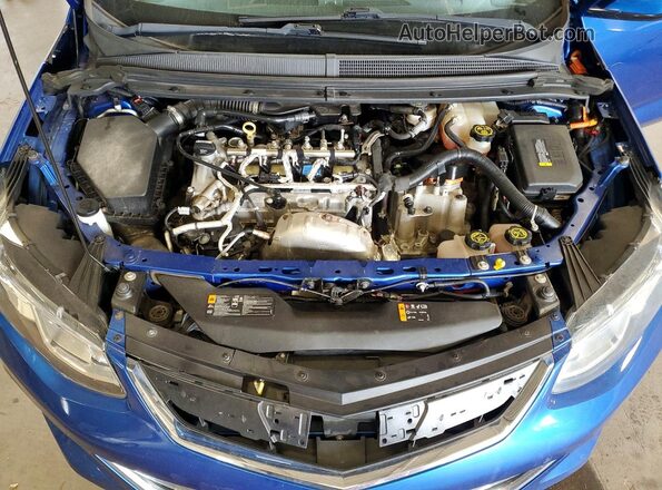 1G1RA6S58HU161709 2017 CHEVROLET VOLT Blue Vista del compartimento del motor