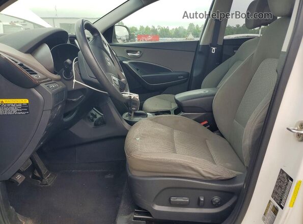 KM8SM4HF3HU251964 2017 HYUNDAI SANTA Белый Вид панели приборов