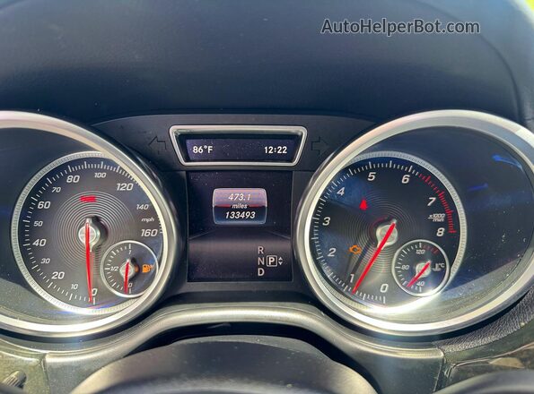 4JGDF6EEXHA775382 2017 MERCEDES-BENZ GLS-CLASS Red Առջևի վահանակի տեսք