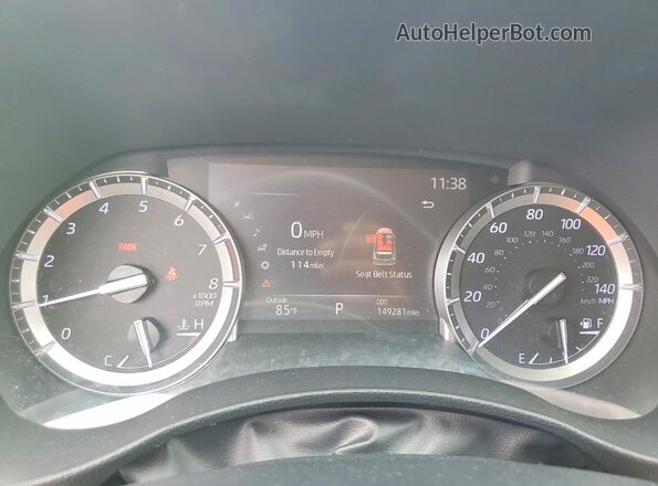 5TDGZRBH3NS586970 2022 TOYOTA HIGHLANDER Gray უკანა სავარძლების ხედი