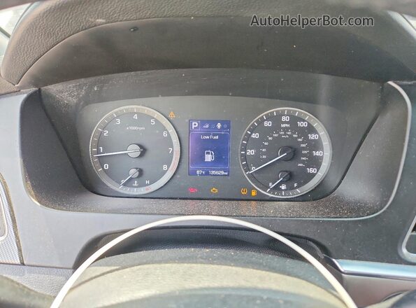 5NPE34AF5HH534715 2017 HYUNDAI SONATA Black Вид задніх сидінь