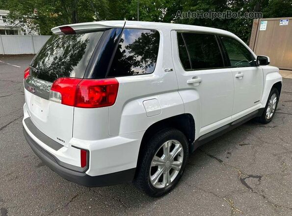 2GKFLSEK8H6121583 2017 GMC TERRAIN White Przód prawy