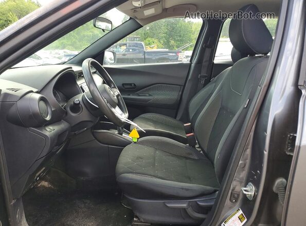 3N1CP5CU4KL563484 2019 NISSAN KICKS Gray Առջևի վահանակի տեսք