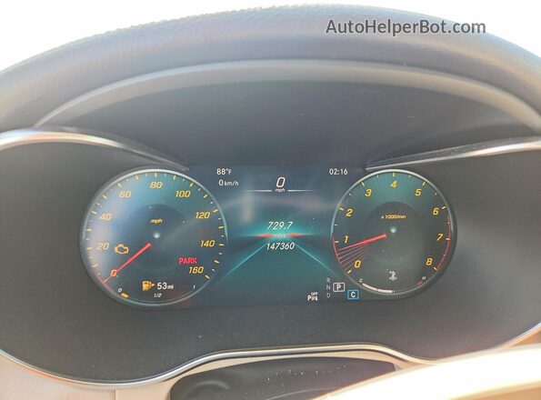 W1N0G8DB9MV265507 2021 MERCEDES-BENZ GLC-CLASS Белый Вид задних сидений