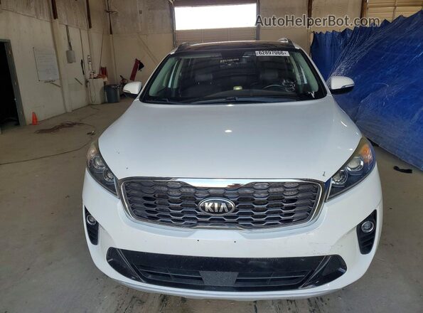 5XYPHDA52KG601464 2019 KIA SORENTO White უკანა ხედი