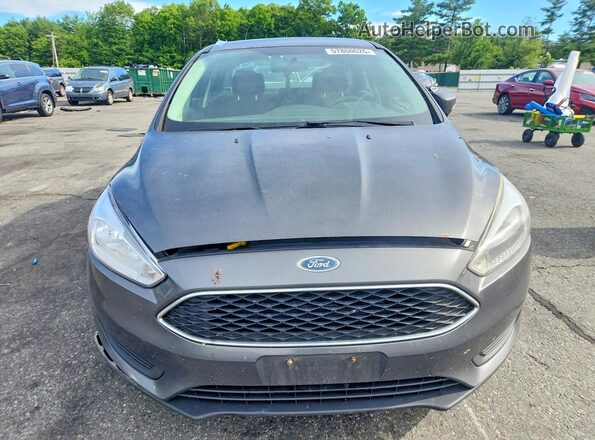 1FADP3F26HL293622 2017 FORD FOCUS Gray Вид ззаду