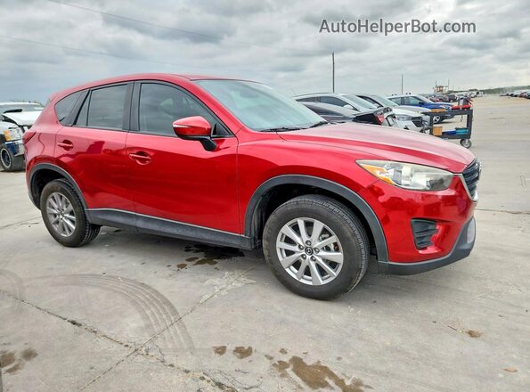 JM3KE2BY4G0809592 2016 MAZDA CX-5 Red Front view