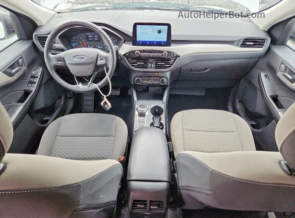 1FMCU0G60NUB65280 2022 FORD ESCAPE White Вид щитка приладів