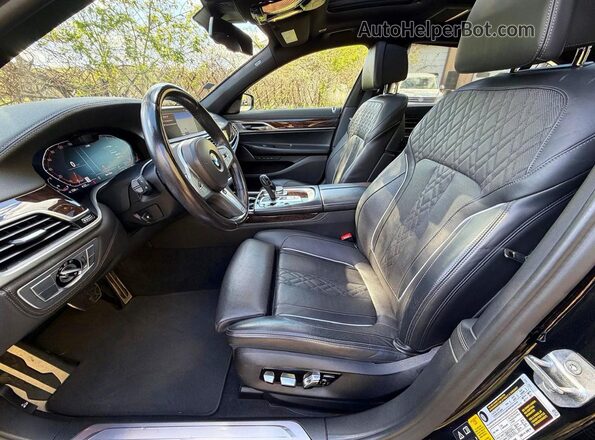 WBA7T4C03NCK23662 2022 BMW 7 SERIES Black ძრავის განყოფილების ხედი