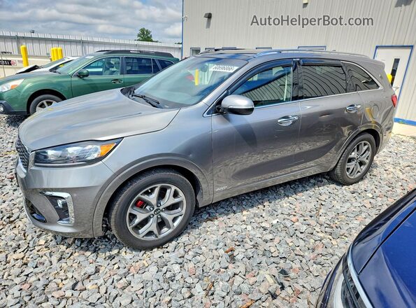 5XYPKDA59KG451242 2019 KIA SORENTO Серый Задняя левая четверть