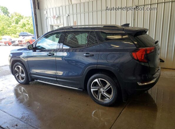 3GKALWEU4JL307660 2018 GMC TERRAIN Blue Задня права чверть