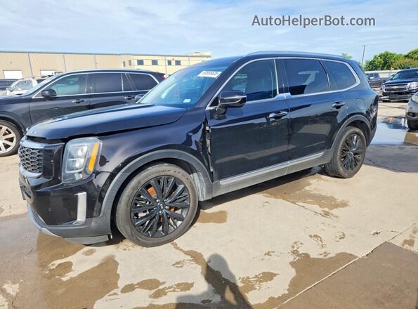 5XYP54HC8LG074450 2020 KIA TELLURIDE Черный Задняя левая четверть