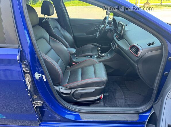 KMHH55LC8KU106159 2019 HYUNDAI ELANTRA Blue უკანა ხედი