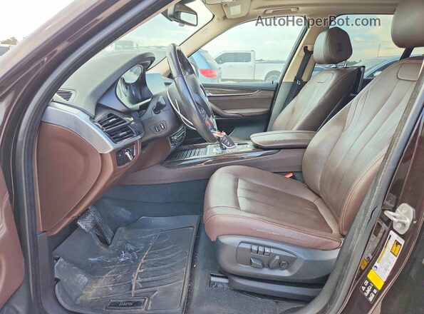 5UXKR0C50G0P23104 2016 BMW X5 Black Dashboard view