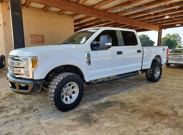 1FT7W2B63KED40971 2019 FORD F250 White Trasero izquierdo