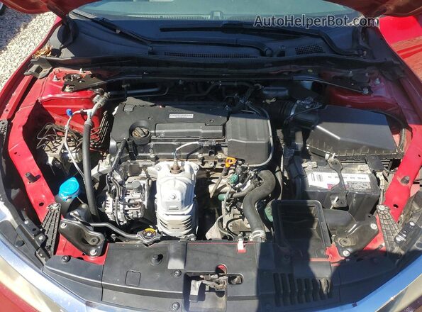1HGCR2F17HA135949 2017 HONDA ACCORD Красный Вид подкапотного пространства