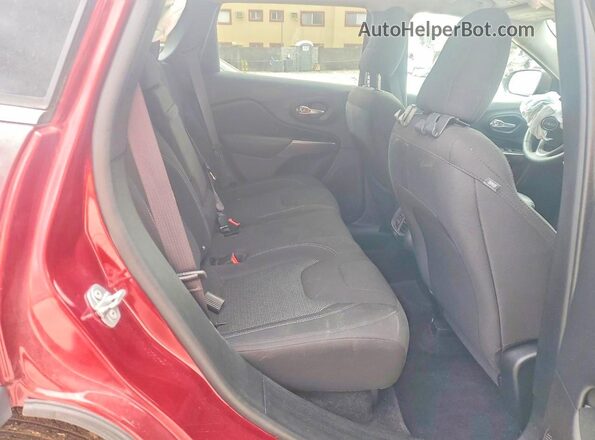 1C4PJLCBXKD160358 2019 JEEP CHEROKEE Burgundy Widok komory silnika