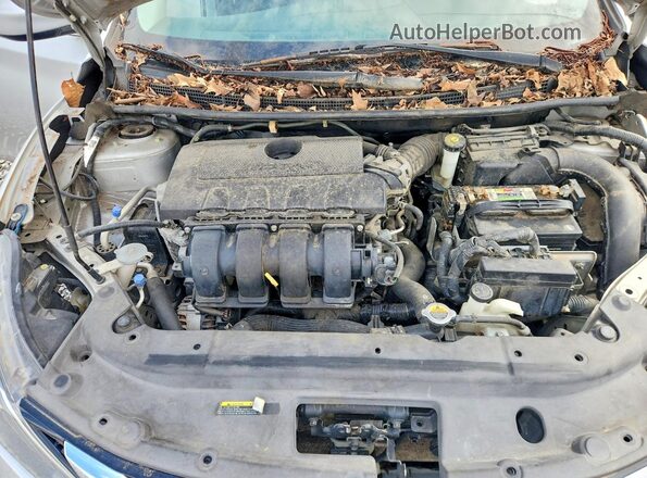 3N1AB7AP6GY301586 2016 NISSAN SENTRA Silver Widok komory silnika