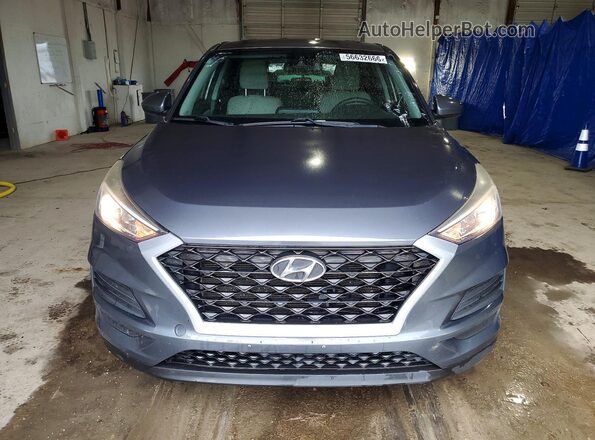 KM8J2CA46KU881456 2019 HYUNDAI TUCSON Gray Вид ззаду