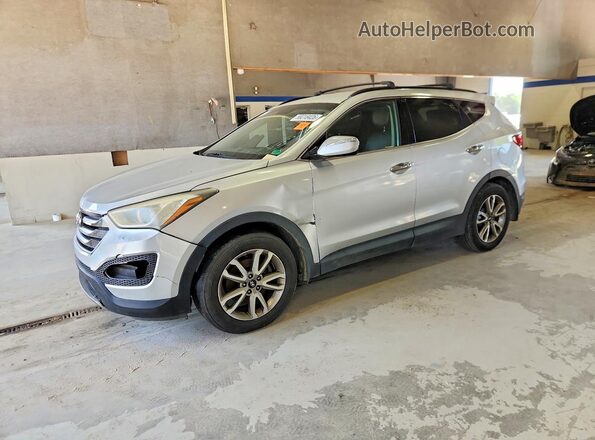 5XYZU3LA4GG320475 2016 HYUNDAI SANTA Silver Trasero izquierdo
