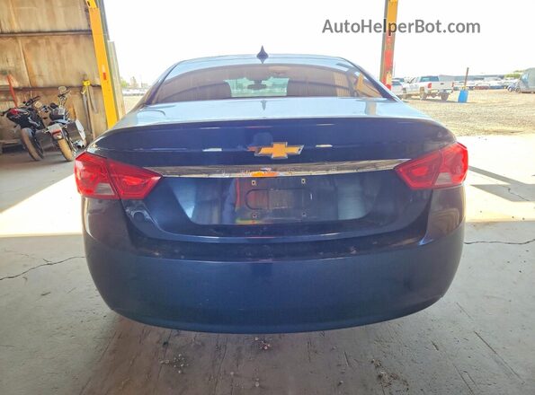 2G11Z5S32K9111097 2019 CHEVROLET IMPALA Blue Вид салону спереду