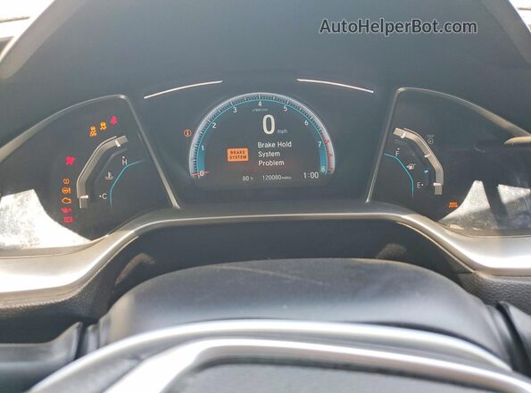 2HGFC2F78HH577658 2017 HONDA CIVIC White უკანა სავარძლების ხედი