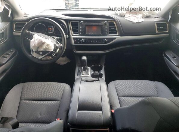 5TDBZRFH0KS718860 2019 TOYOTA HIGHLANDER Серый Вид щитка приборов