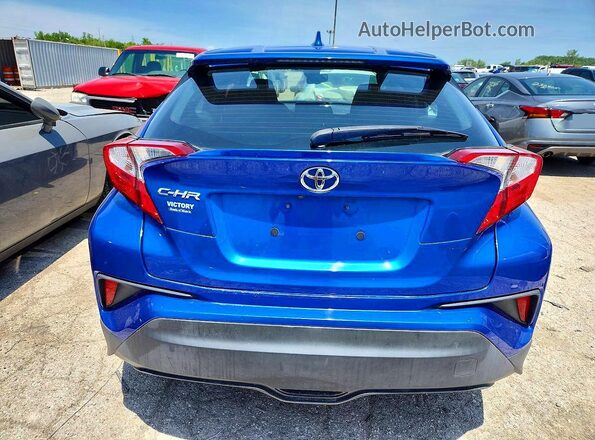 NMTKHMBX2JR055503 2018 TOYOTA C-HR Blue Front interior view