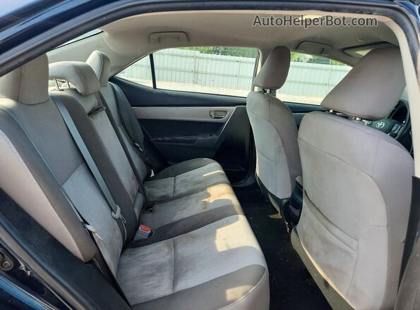 2T1BURHE4KC163020 2019 TOYOTA COROLLA Синий Вид задней части салона
