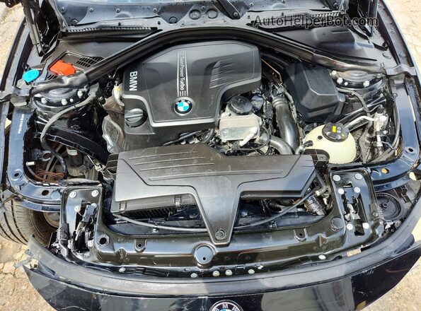 WBA8E1G3XHNU17695 2017 BMW 3 SERIES Black Engine compartment view