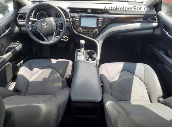 4T1B11HKXKU718745 2019 TOYOTA CAMRY Gray Սարքավորումների վահանակի տեսք
