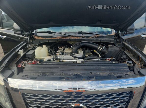 1N6BA1F44GN515860 2016 NISSAN TITAN Черный Вид подкапотного пространства